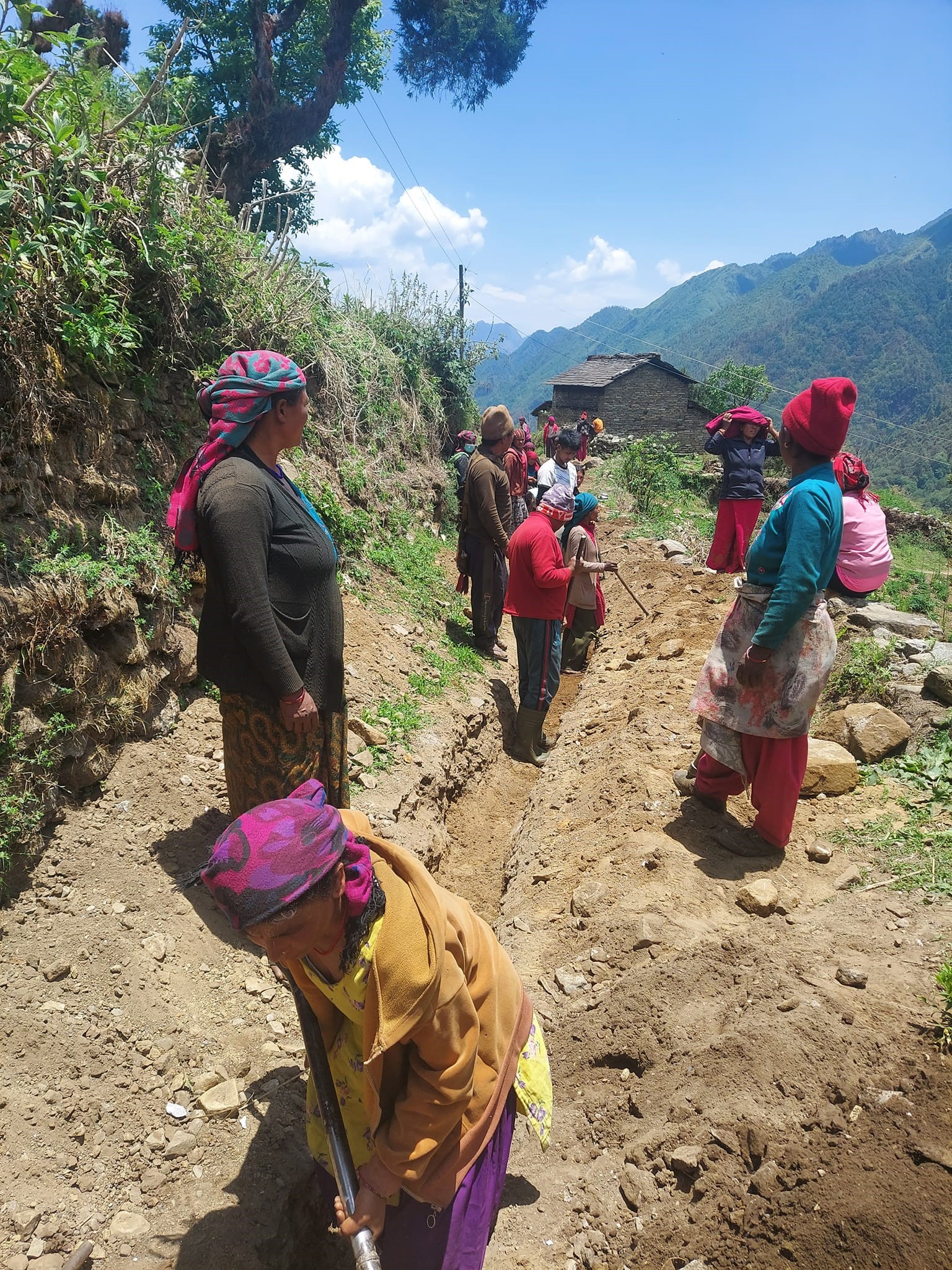 त्रिचालीस दिनमै खानेपानी योजना सम्पन्न     