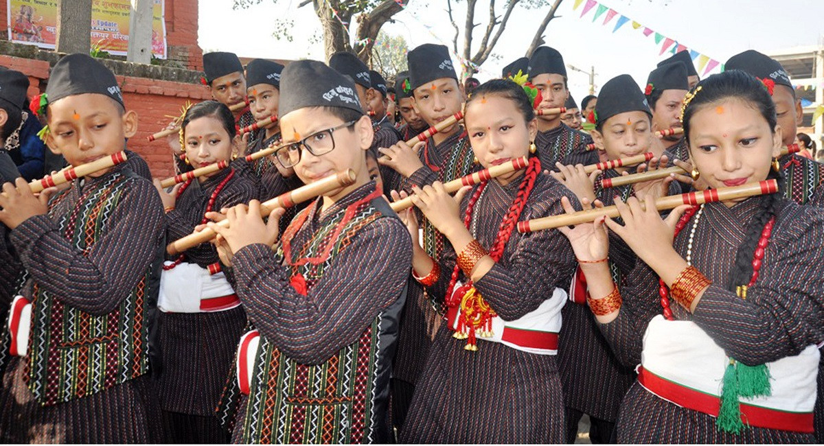 संस्कृति प्रवर्द्धनार्थ धुलिखेलमा बाँसुरी मेला   