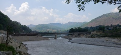 कालीगण्डकी नदीमा युनिक मोटरेवल पुल निर्माण   