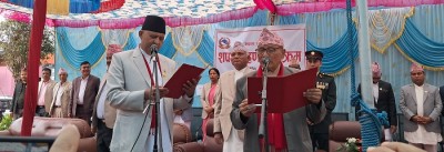 लुम्बिनी प्रदेशका मुख्यमन्त्रीसहित नौ मन्त्रीको शपथ