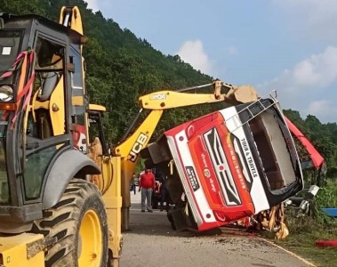 सिन्धुलीमा गाडी दुर्घटना यसरी भएको थियो