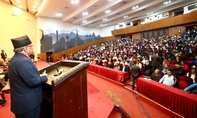 सरकारले सुशासन, सामाजिक न्याय र समृद्धिलाई केन्द्रमा राखेको छ : प्रधानमन्त्री   