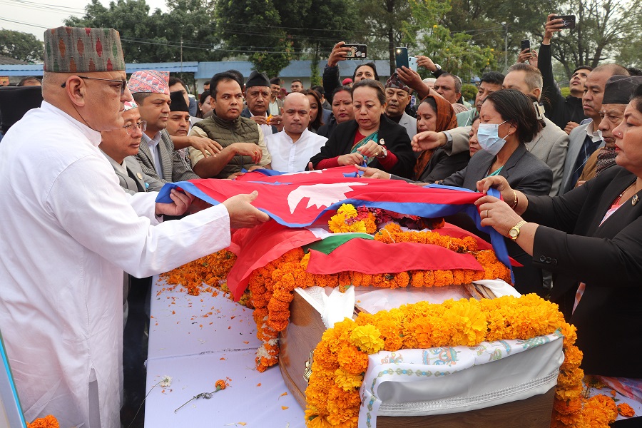 प्रदेशसभा सदस्य गौचनप्रति श्रद्धाञ्जलि अर्पण   