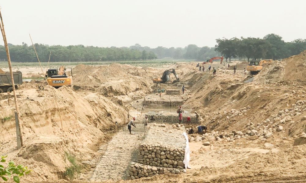 आयल निगमको नयाँ भण्डारणगृह निर्माण हुँदै       