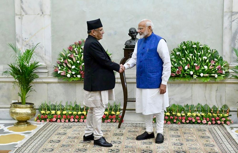 भारतीय समकक्षी मोदीको नेतृत्वमा नेपाल-भारत सम्बन्ध समृद्ध हुने प्रधानमन्त्री प्रचण्डद्वारा विश्वास व्यक्त       