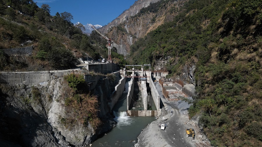 राहुघाटको ७२ प्रतिशत भौतिक प्रगति